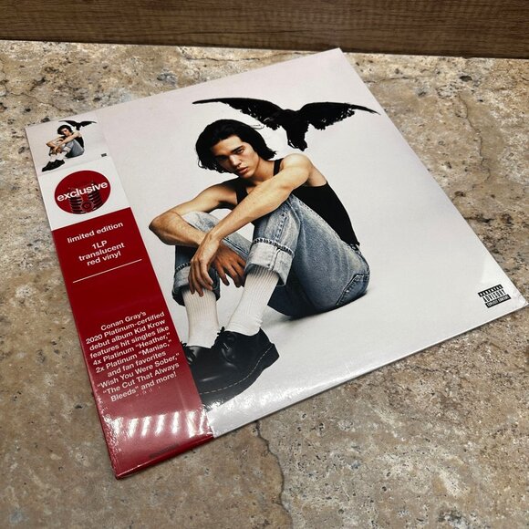 Conan Gray Kid Krow Vinyl LP Target Exclusive Red Translucent Limited Edition - Picture 10 of 10